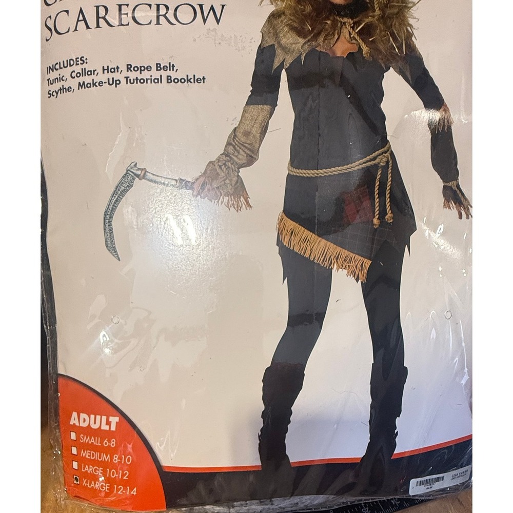 California Costumes Creepy Scarecrow Adult Costume XL 12-14